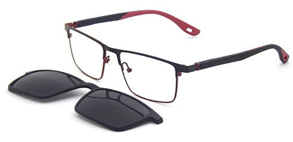 YT optical men's- including magnetic polarized clip ons