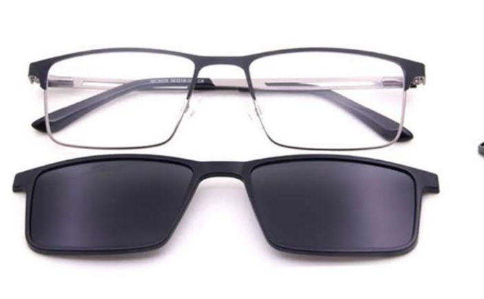 YT Optical men's- including magnetic polarized clip ons