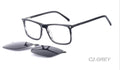 YT Optical men's - including magnetic polarized clip ons