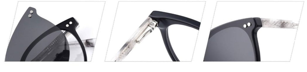 YT optical women's- including magnetic polarized clip ons