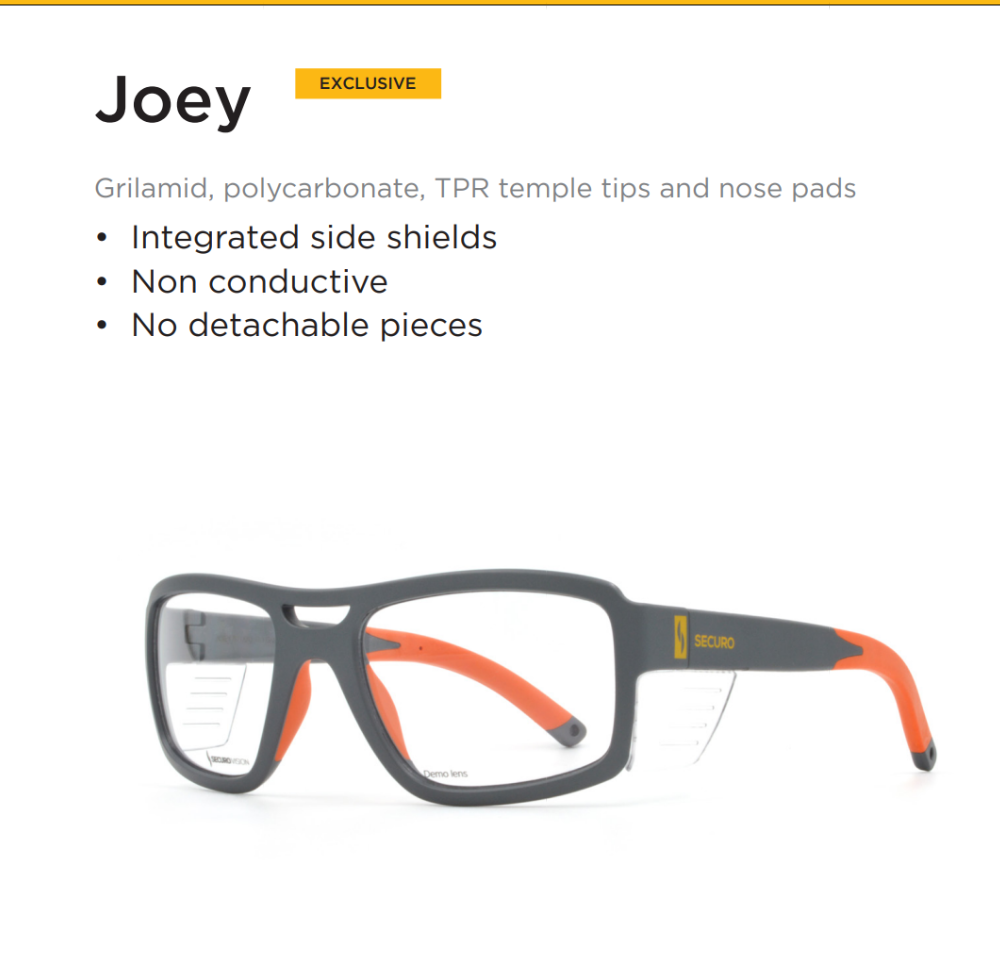 CSA approved safety eyeglasses