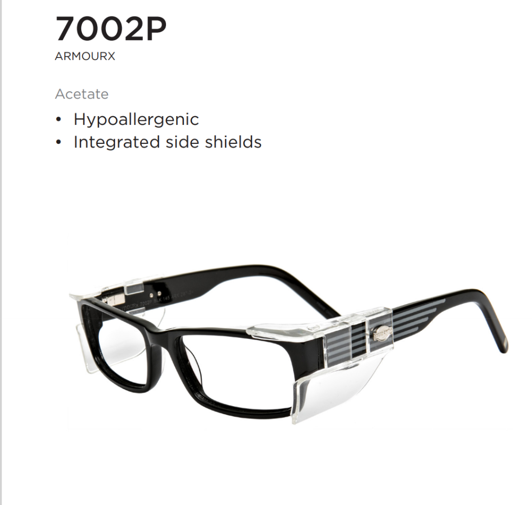 CSA approved safety eyeglasses