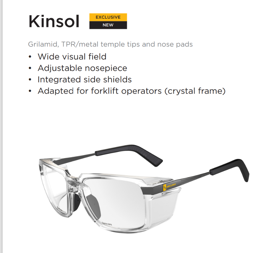 CSA approved safety eyeglasses