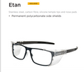 CSA approved safety eyeglasses