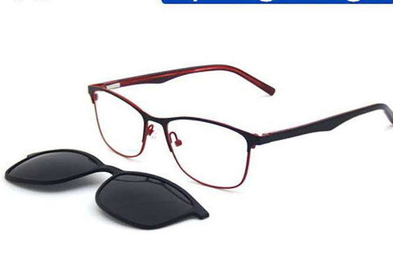 YT Optical women's - including magnetic polarized clip ons