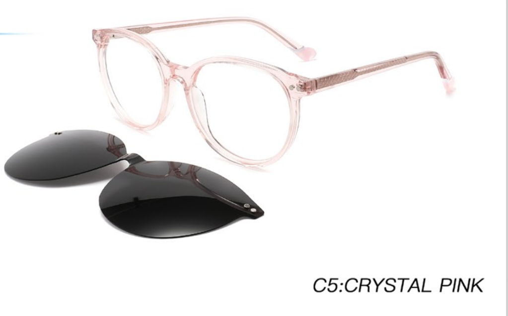 YT Optical women's - including magnetic polarized clip ons