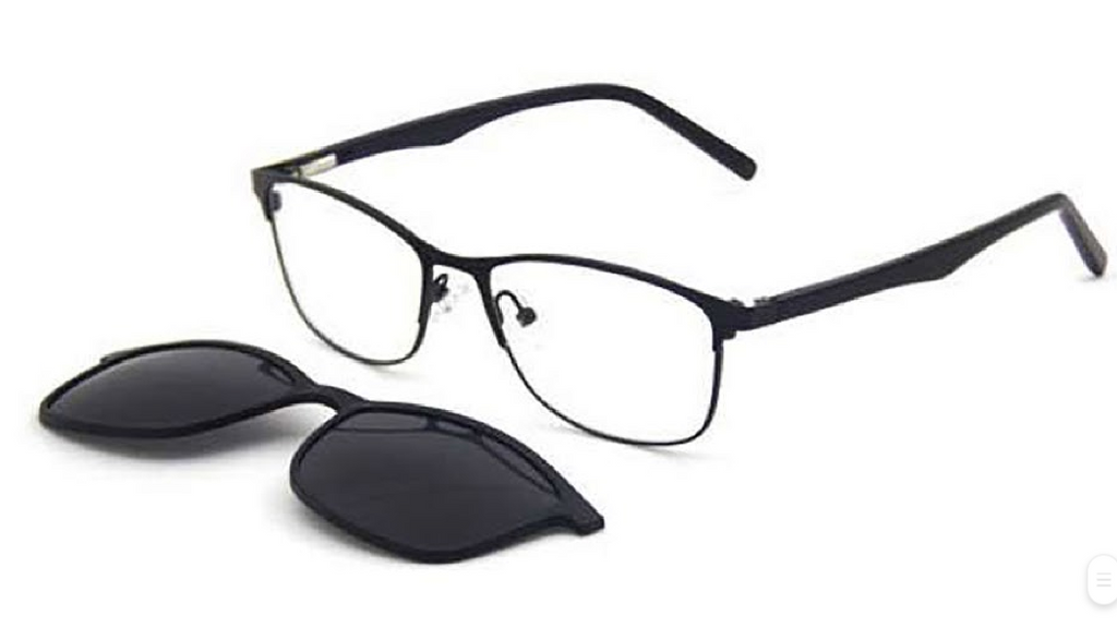 YT Optical women's - including magnetic polarized clip ons