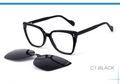 YT Optical women's - including magnetic polarized clip ons
