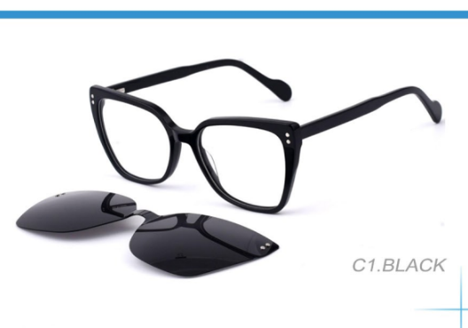 YT Optical women's - including magnetic polarized clip ons
