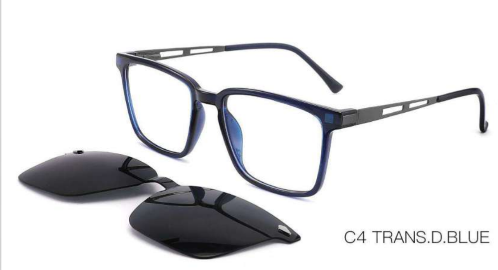 YT Optical men's - including magnetic polarized clip ons