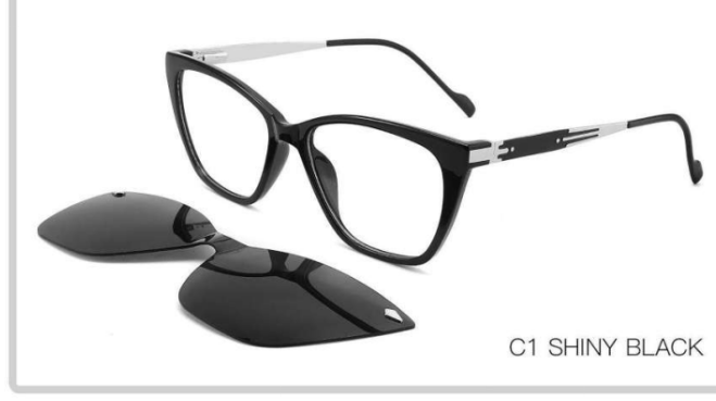 YT Optical women's - including magnetic polarized clip ons